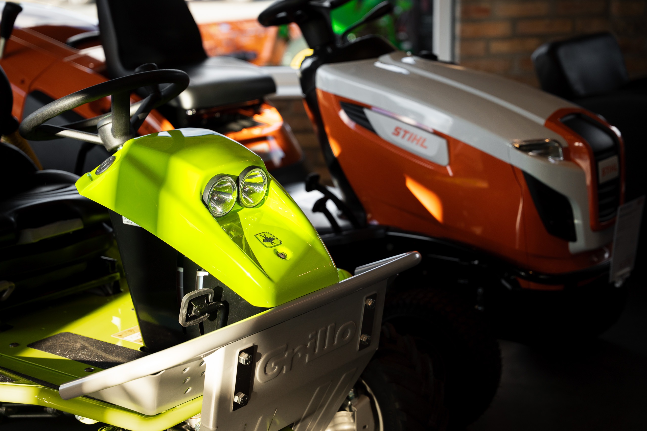 Grillo Mähtraktor, Grünpflegetechnik Schwerin Rostock